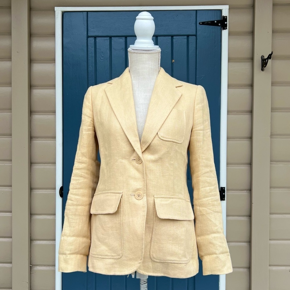 Lauren Ralph Lauren Black Label yellow Woman’s Blazer Size 2P